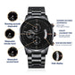 To My King - I Love You - Black Chronograph Watch