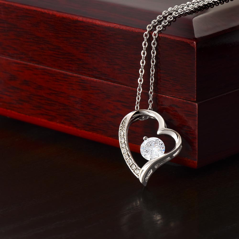 To My Granddaughter - You Are A Treasure - Forever Love Necklace