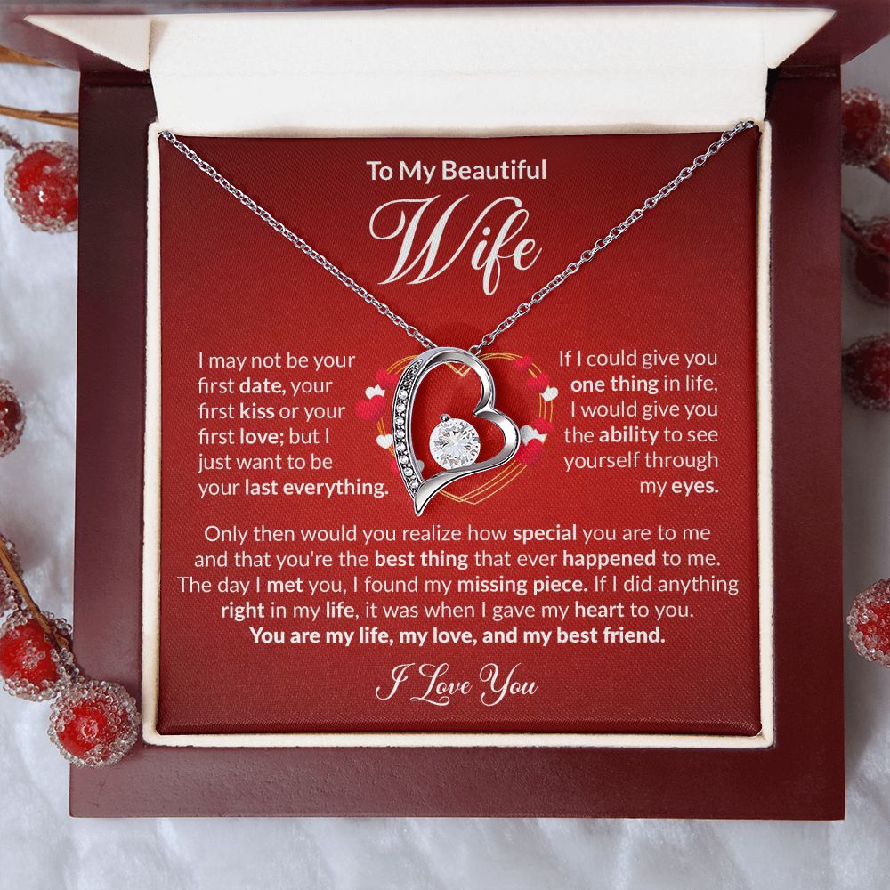 Gift for Wife - Forever Love Necklace - Valentine's Day Gift