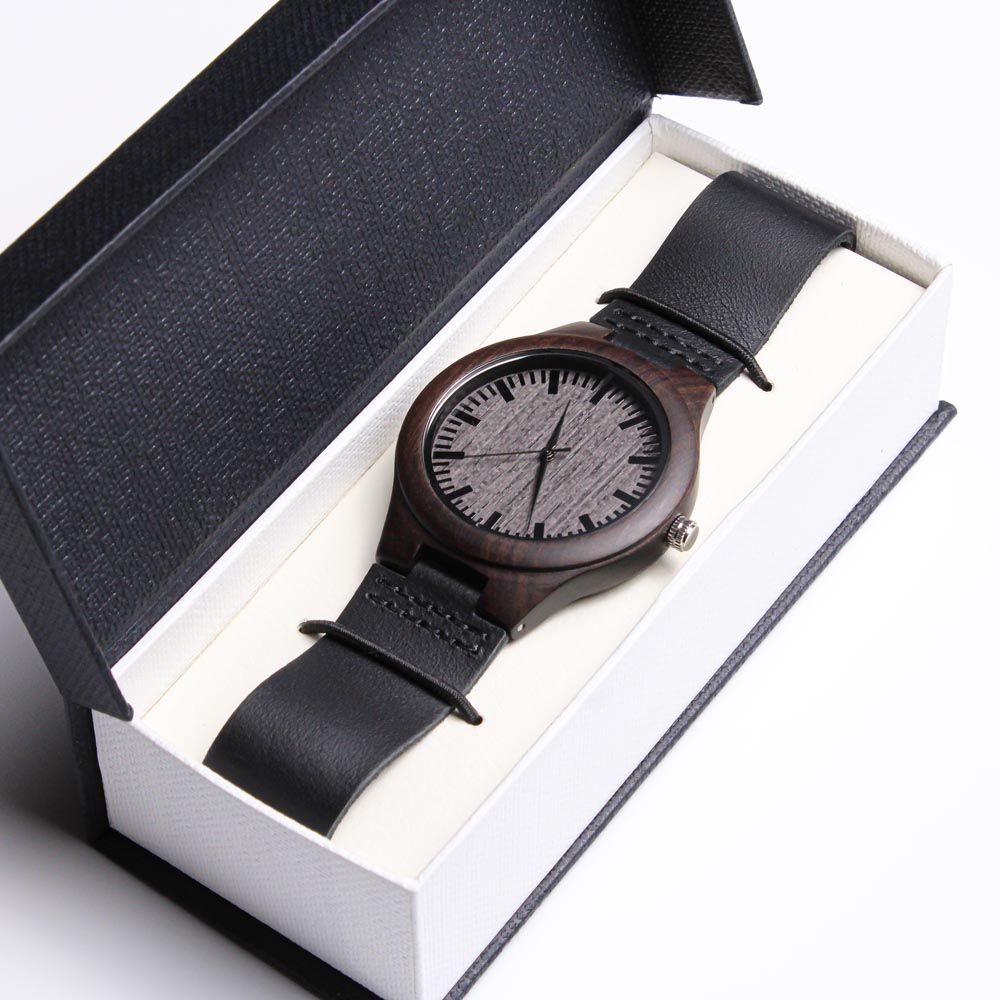 Gift for Him - Adventures Together - Wooden Watch