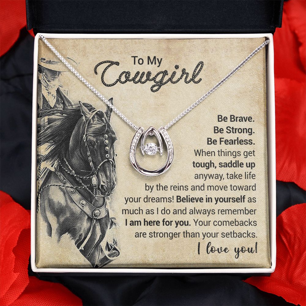 Gift for Her - Cowgirl Horseshoe Necklace