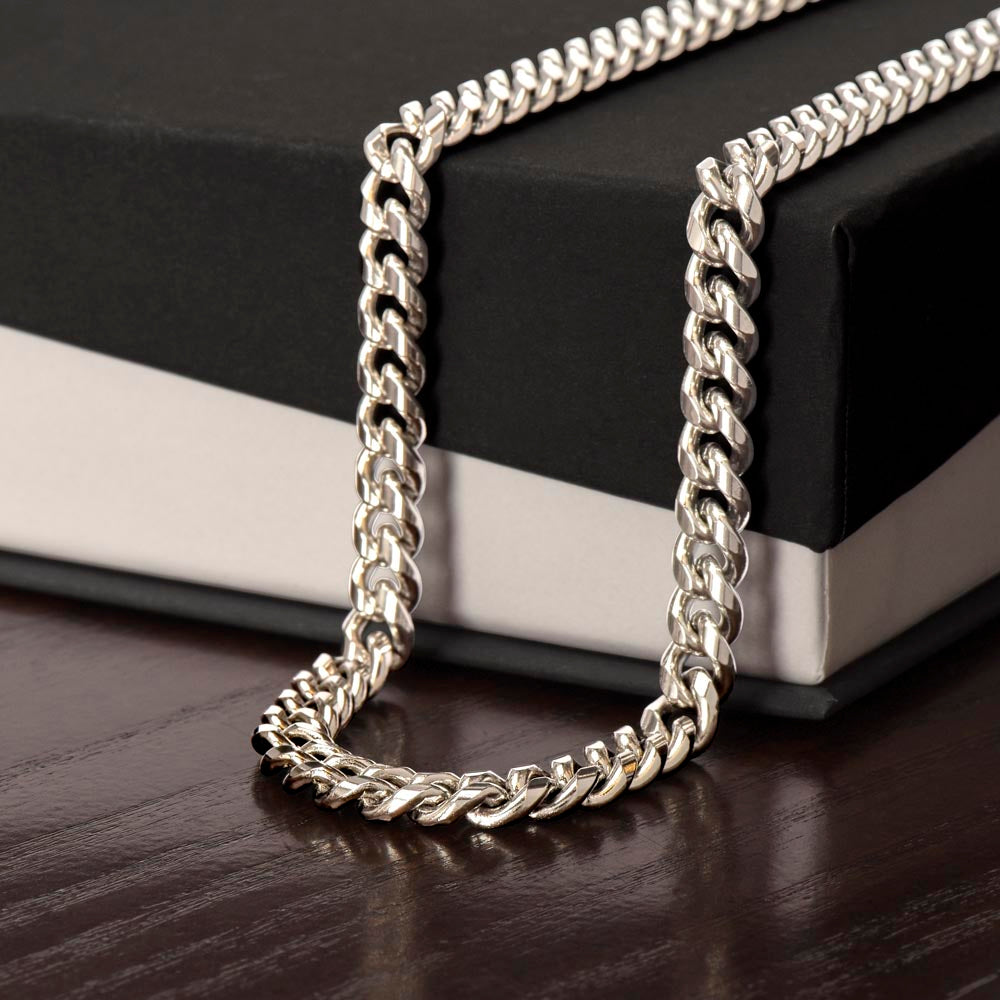 Will You Be My Best Man - Best Man Proposal - Cuban Link Chain
