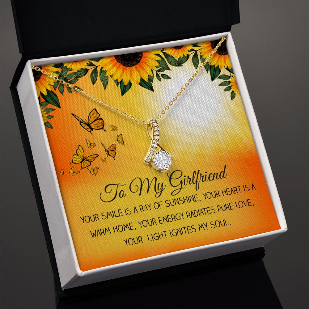 To My Girlfriend - Ray of Sunshine - Alluring Beauty Necklace