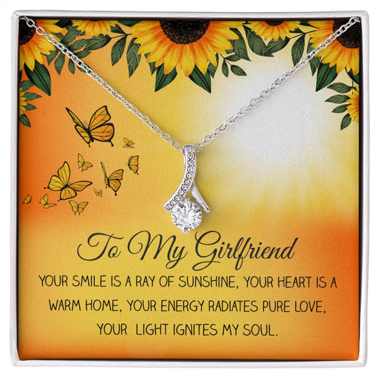 To My Girlfriend - Ray of Sunshine - Alluring Beauty Necklace