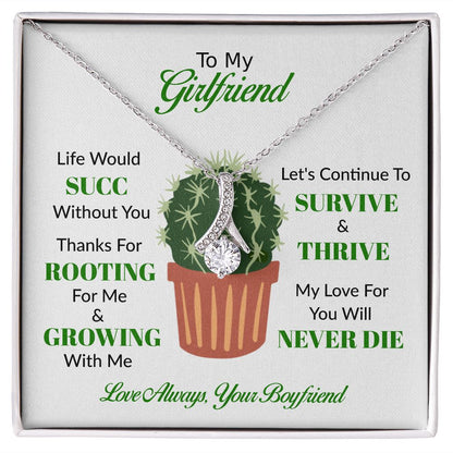 Gift for Plant Lover - To My Girlfriend - Alluring Beauty Necklace