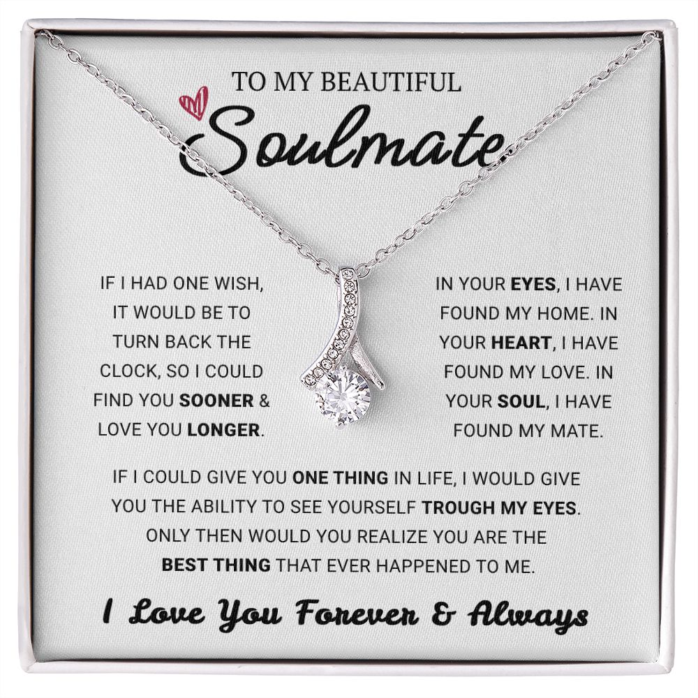 Gift for Soulmate - One Wish - Alluring Beauty Necklace