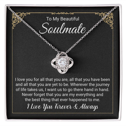 Gift for Soulmate - The Best Thing - Love Knot Necklace