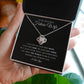 To My Future Wife - Last Everything - Love Knot Necklace