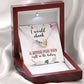 Funny Gift For Her - I Would Shank A B - Interlocking Hearts Necklace