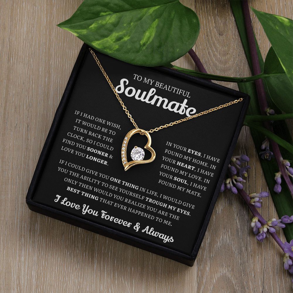 Gift for Soulmate - One Wish - Forever Love Necklace