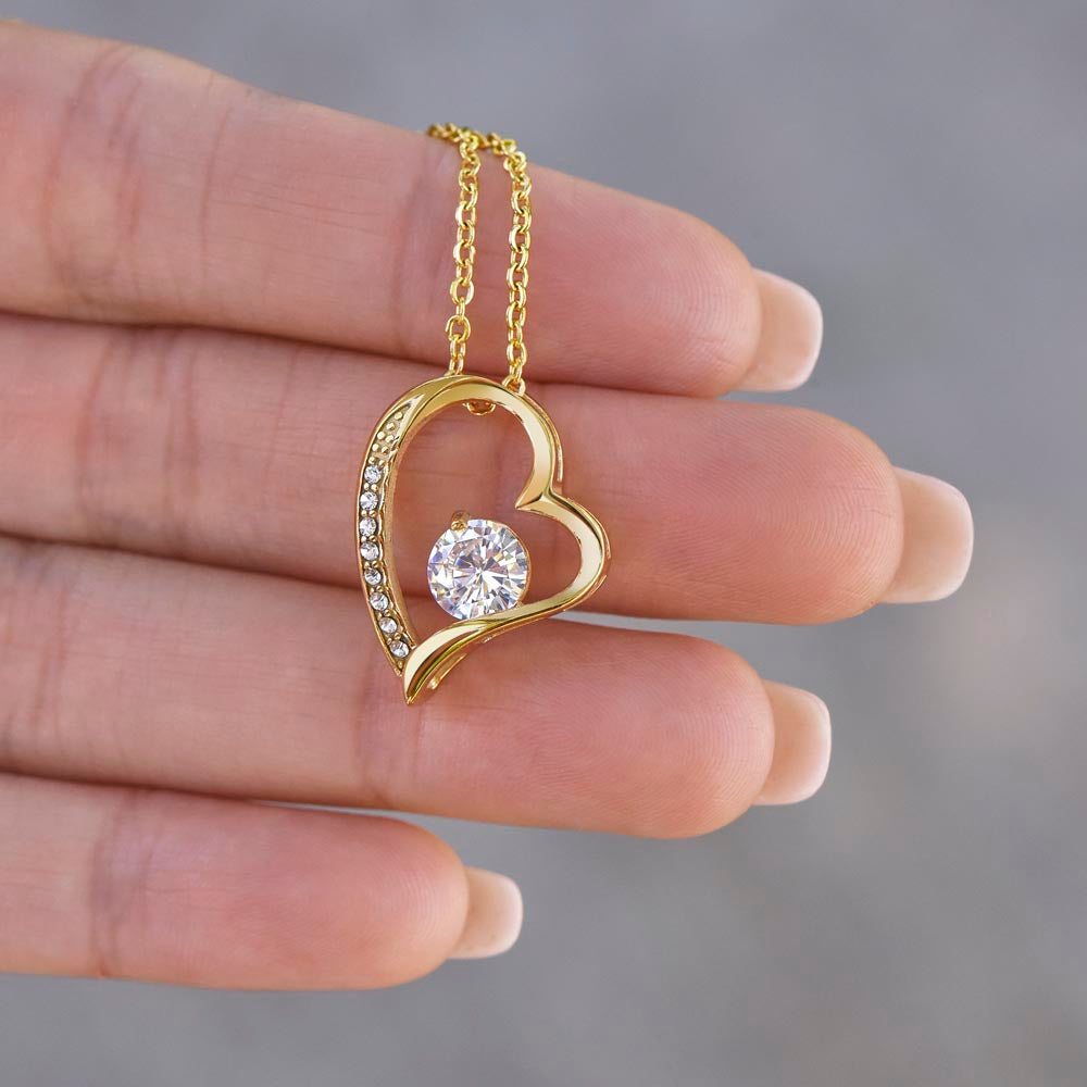 To My Girlfriend - Woman of my Dreams - Forever Love Necklace