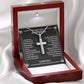 To My Loving Boyfriend - I Choose You - Cross Necklace