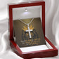 Lion of Judah - Stand Firm - Snake Chain Cross Necklace