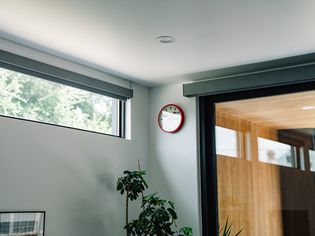 clerestory windows in living room