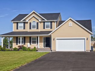 Modern country home with vinyl siding