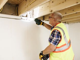 Man doing a home inspection