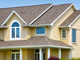 House with Brick, Architectural Vinyl Siding, Asphalt Shingle Roof