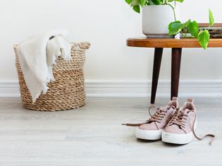 Laminate flooring in a home