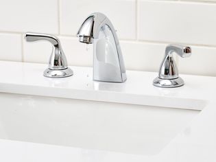 Sink faucet repaired with 2-handle cartridge