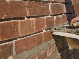 Repointing brick