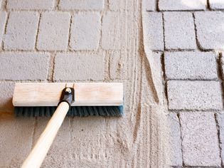 Installation of concrete pavers