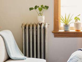 apartment with a radiator